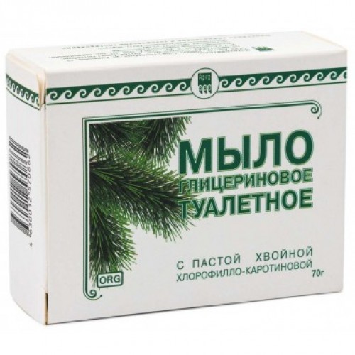 Купить Мыло туалетное глицериновое Фитолон с пастой хвойной хлорофилло-каротиновой  г. Щелково  